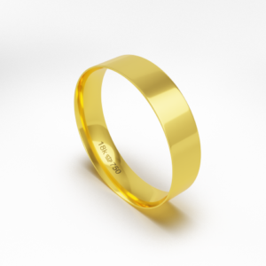 Aliança de Casamento Noivado Compromisso parte Interna Anatômica Ouro Branco, Ouro Rose ou Amarelo 18k A4/6RE