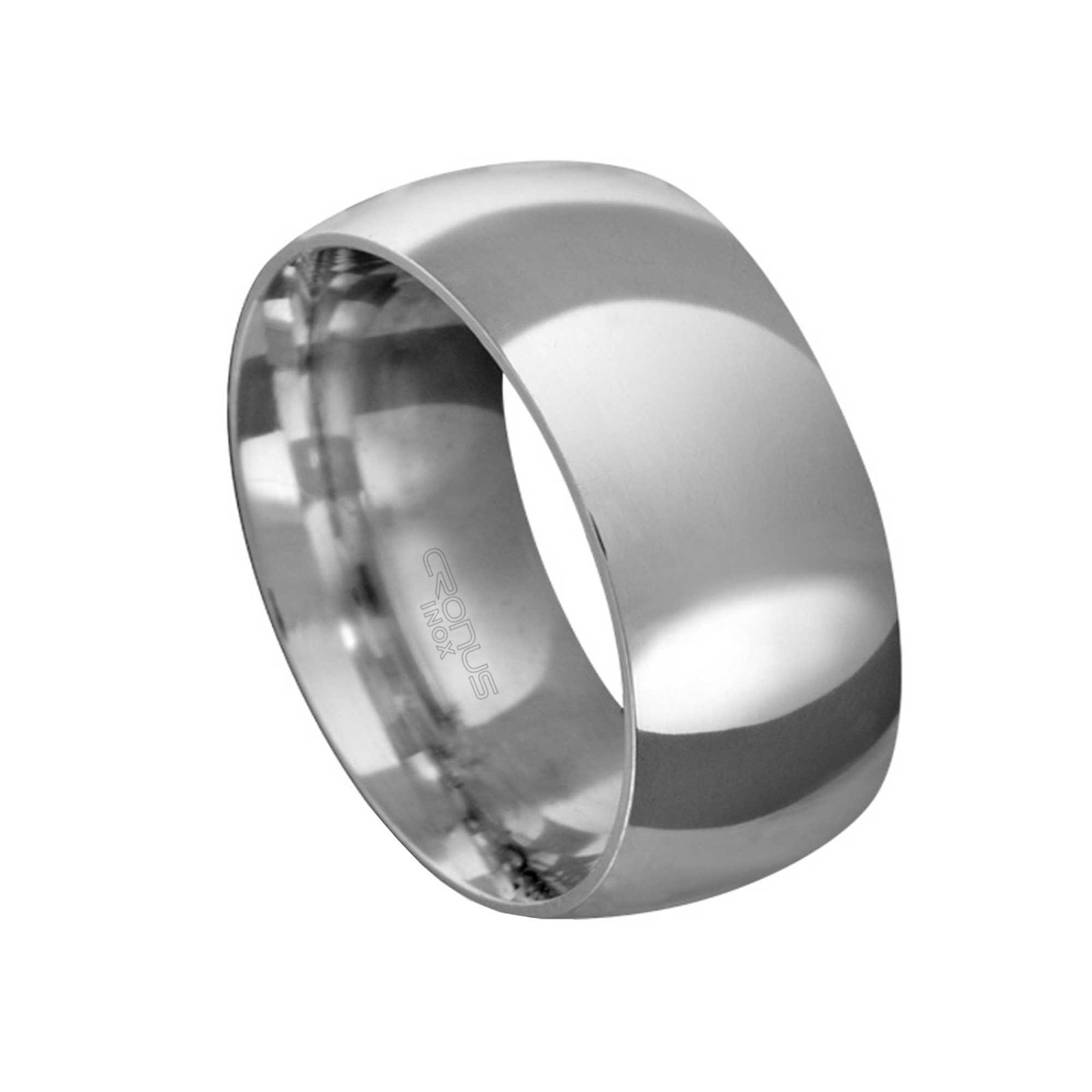 Aliança de Aço Masculina Namoro Compromisso Anatômica Acabamento Polido AA10