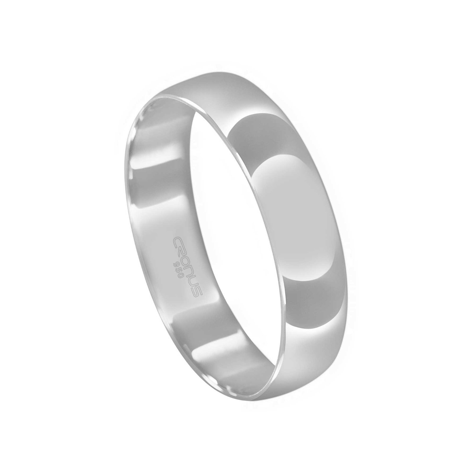 Aliança de Prata Masculina Namoro Compromisso Acabamento Polido 2602