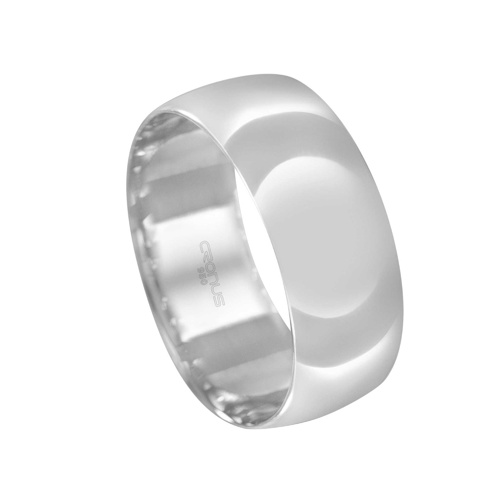 Aliança de Prata Masculina Namoro Compromisso Anatômica Acabamento Polido 2614