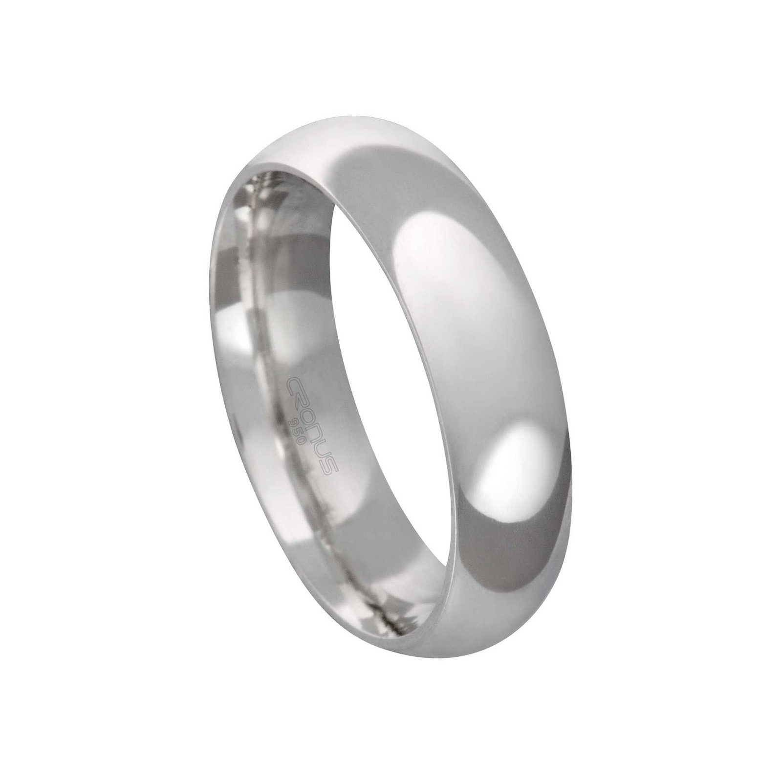 Aliança de Prata Masculina Namoro Compromisso Anatômica Acabamento Polido A5