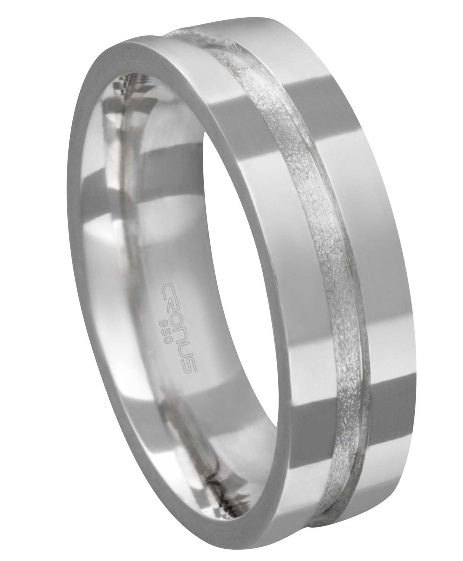 Aliança de Prata Masculina Namoro Compromisso com Friso Trabalhada 2239