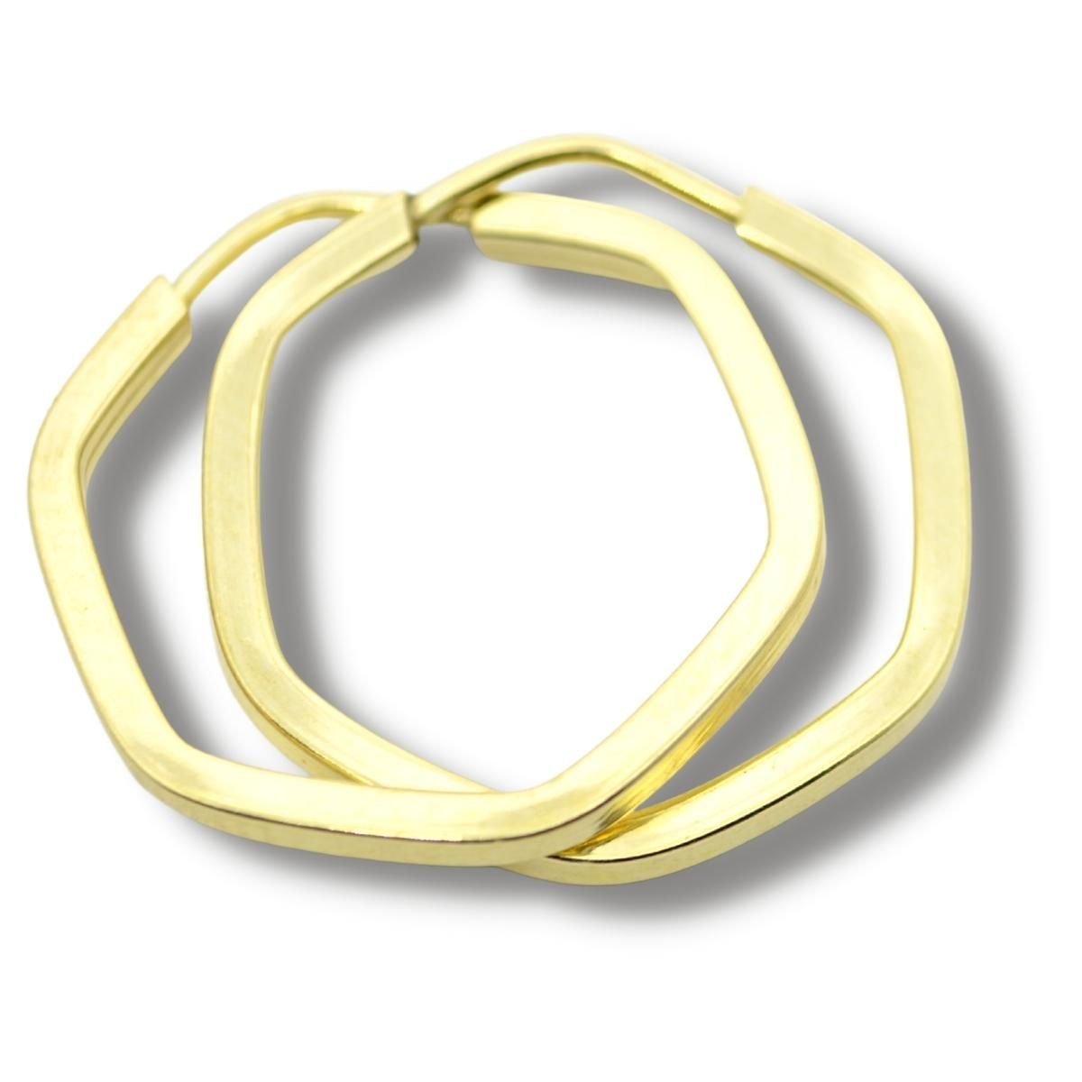 Brinco de Argola 20mm Ouro 18k Bx006