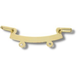 Canga Para 2 Pingentes Ouro 18k P173