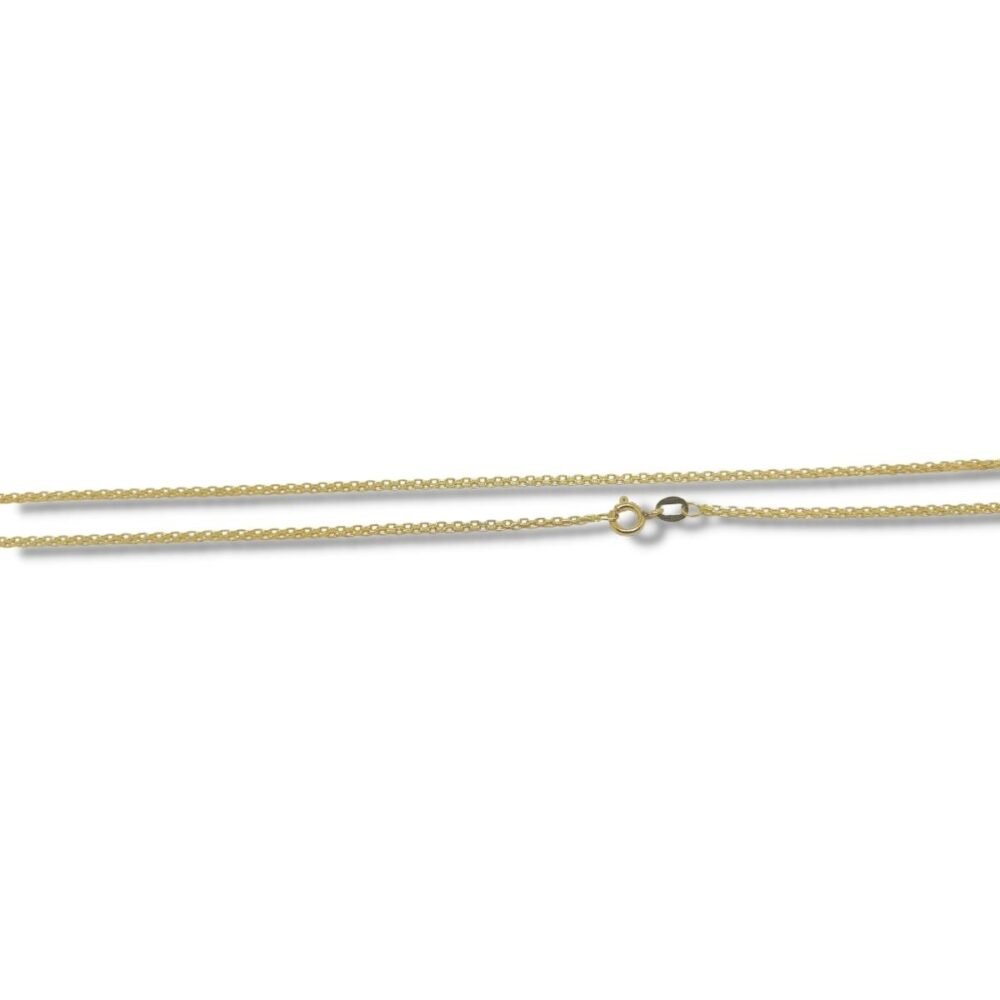 Corrente de Ouro Bismarck Masculino ou Colar Feminino 45cm 1,5mm 18k Lfb45.1.5 - Image 2