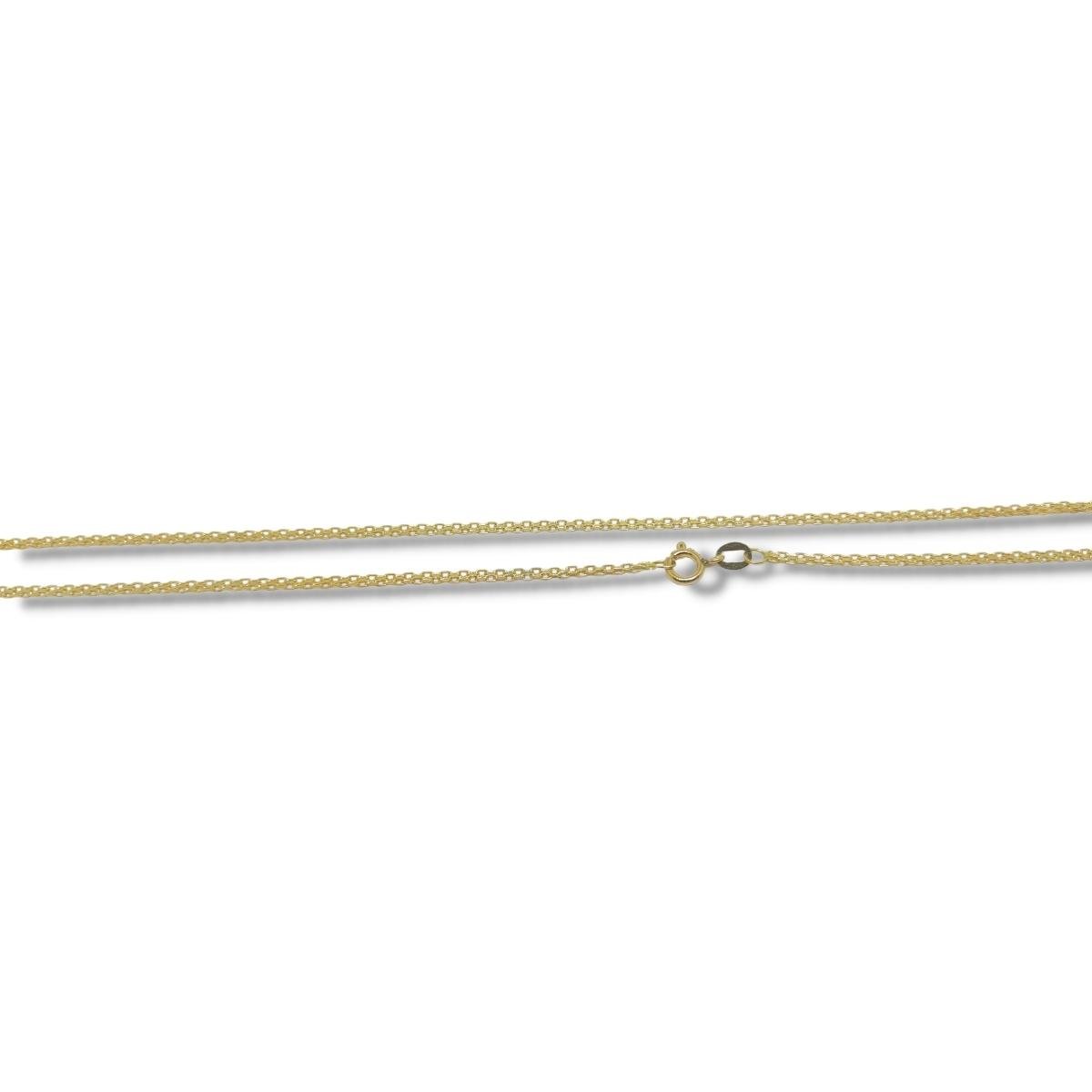 Corrente de Ouro Bismarck Masculino ou Colar Feminino 45cm 1,5mm 18k Lfb45.1.5 - Imagem 2