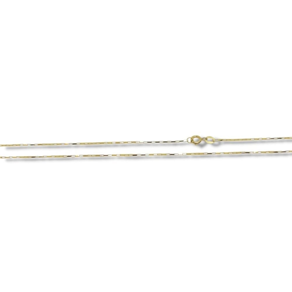 Corrente de Ouro Masculino ou Colar Feminino 50cm 0,75mm 18k Lfc50.7 - Image 2