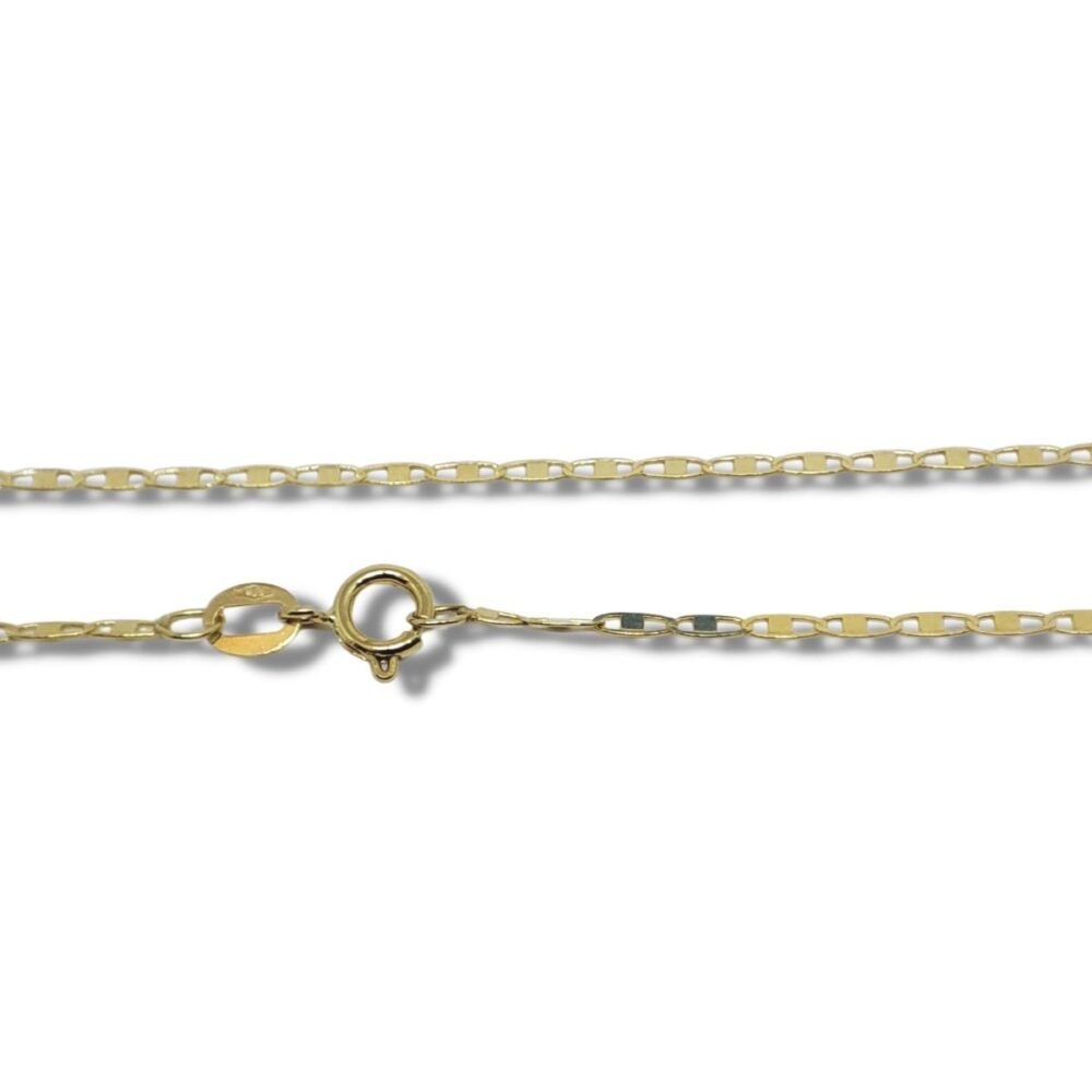 Corrente de Ouro Piastrine Masculino 60cm 1,25mm 18k Lfp60.125
