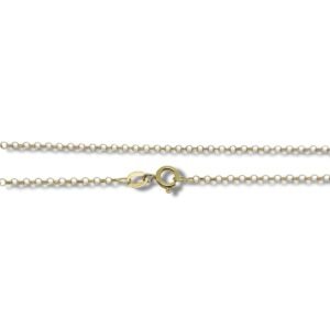 Corrente de Ouro Portuguesa Masculino ou Colar Feminino 45cm 1,40mm 18k Lfpt45.14
