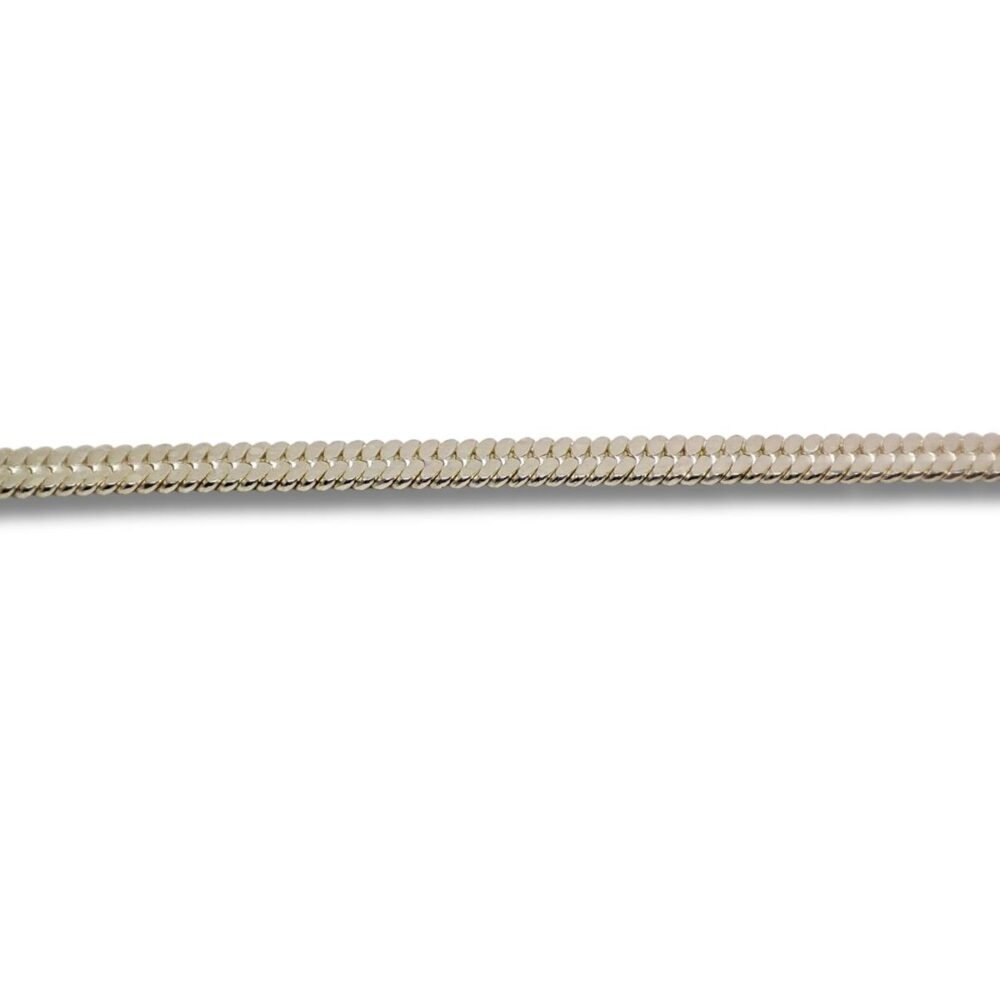 Corrente de Prata Masculina ou Colar Feminino Elo Fita 2,2mm CP4020