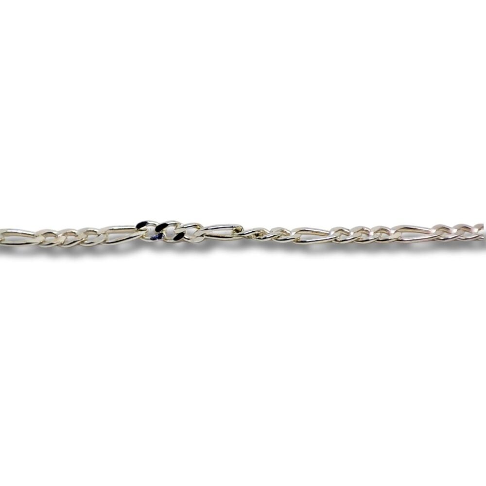 Corrente de Prata Masculina ou Colar Feminino Elo Grumet 3x1 2,2mm CP6013