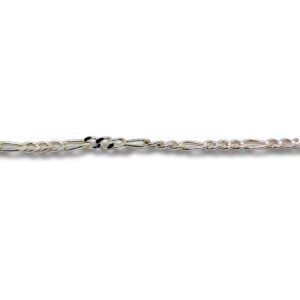 Corrente de Prata Masculina ou Colar Feminino Elo Grumet 3x1 2,2mm CP6013