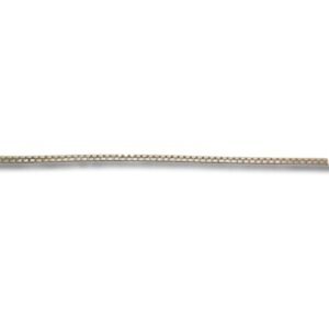 Corrente de Prata Masculina ou Colar Feminino Elo Veneziana 0,8mm CP3001