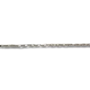 Corrente de Prata Masculina ou Colar Feminino Elo Veneziana Longa 1mm CP3002