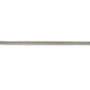 Corrente de Prata Masculina ou Colar Feminino  Grumet Curta 1,2mm CP3510