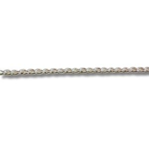 Corrente de Prata Masculina ou Colar Feminino  Grumet Curta 2,2mm CP6010