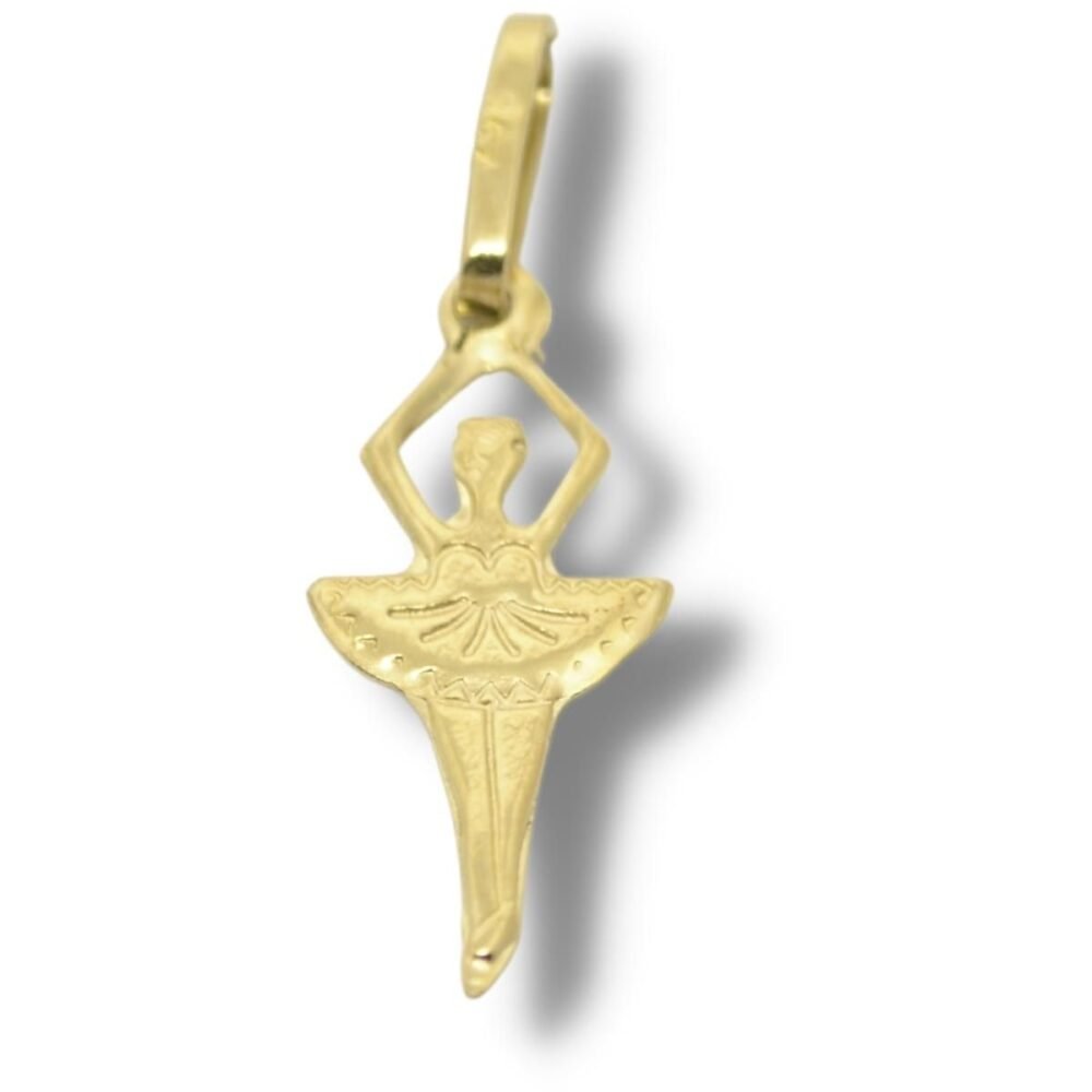 Pingente Boneca Bailarina Ouro 18k P299