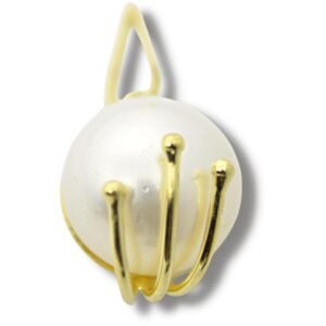 Pingente Botão Pérola De 10mm Ouro 18k P948