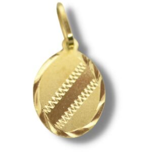 Pingente Gota Pingo Chapa Ouro 18k P028