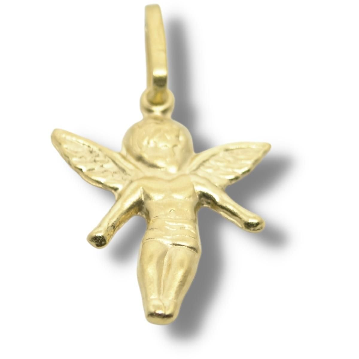 Pingente Religioso Anjinho Anjo Voando Ouro 18k P469