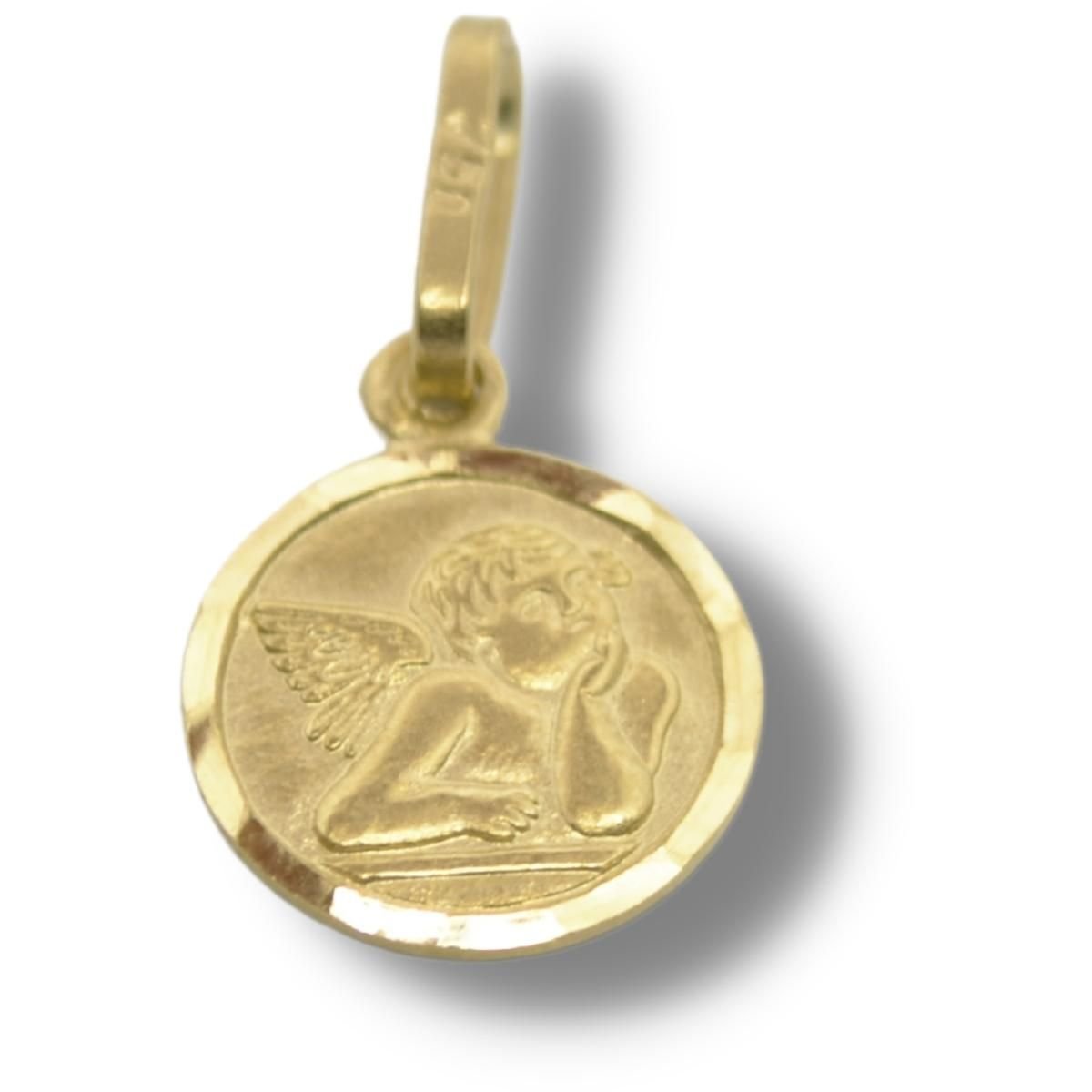 Pingente Religioso Anjo da Guarda Anjinho Ouro 18k P232