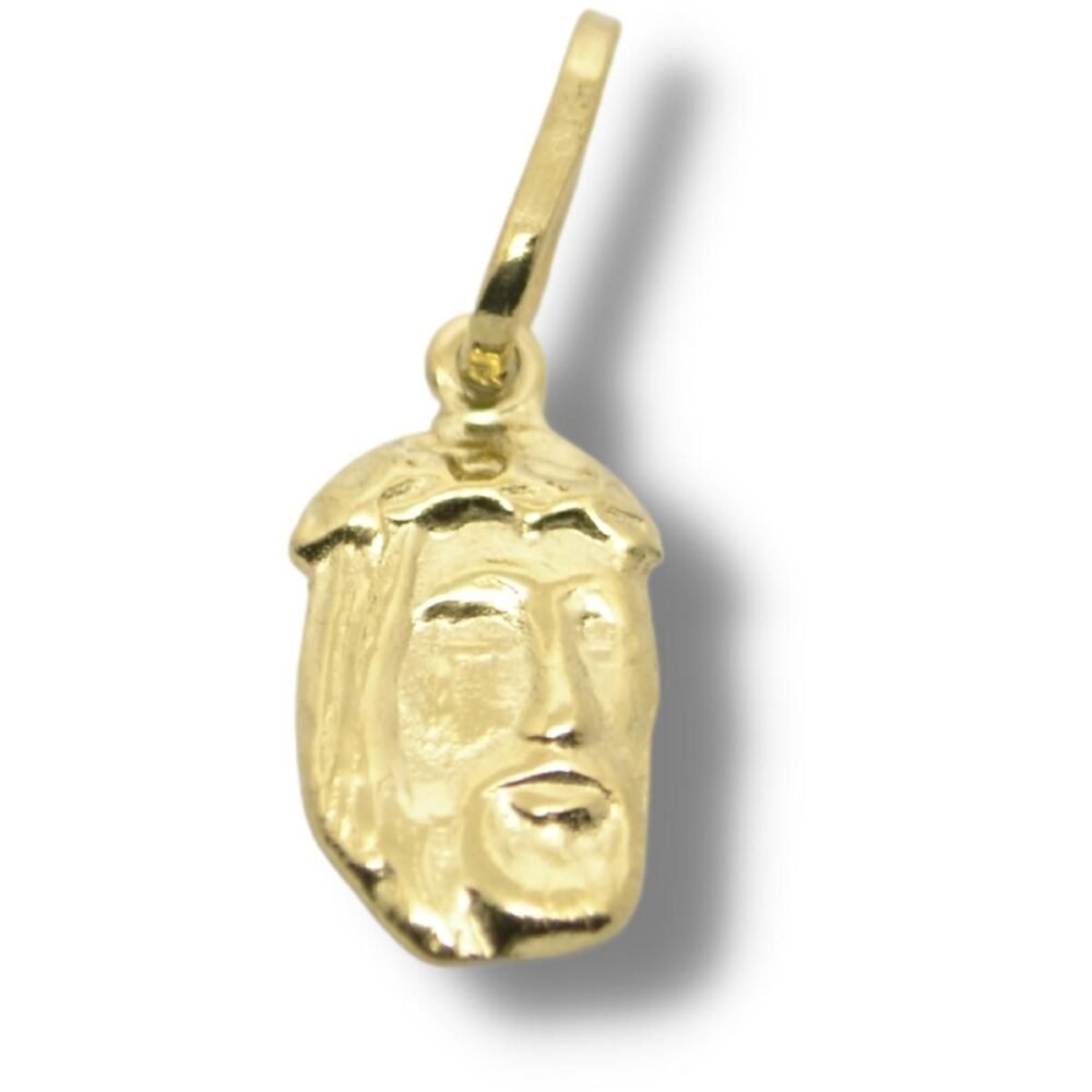 Pingente Religioso Cristo Estampado Ouro 18k P233