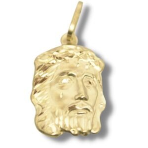Pingente Religioso Cristo Estampado Ouro 18k P236