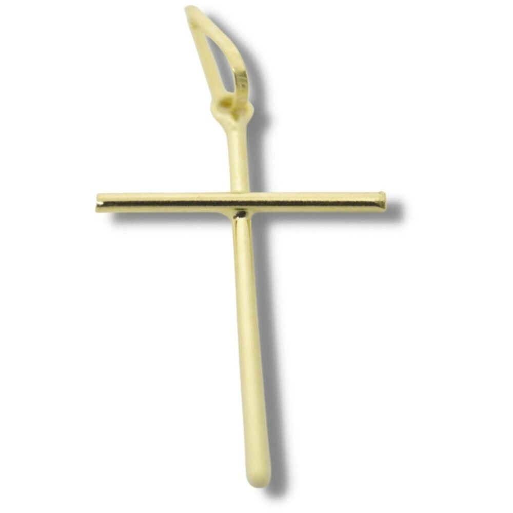 Pingente Religioso Cruz Crucifixo Ouro 18k P034