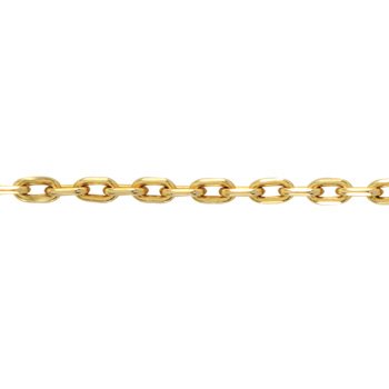 Pulseira de Ouro Masculina 20cm Elo Corrente 4.9mm 18k C0304 - Image 2
