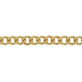 Pulseira de Ouro Masculina 20cm Elo Grumet 10,8mm 18k C0710 - Image 2