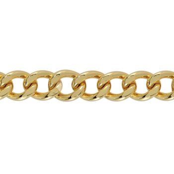 Pulseira de Ouro Masculina 20cm Elo Grumet 14,2mm 18k C1010 - Image 2