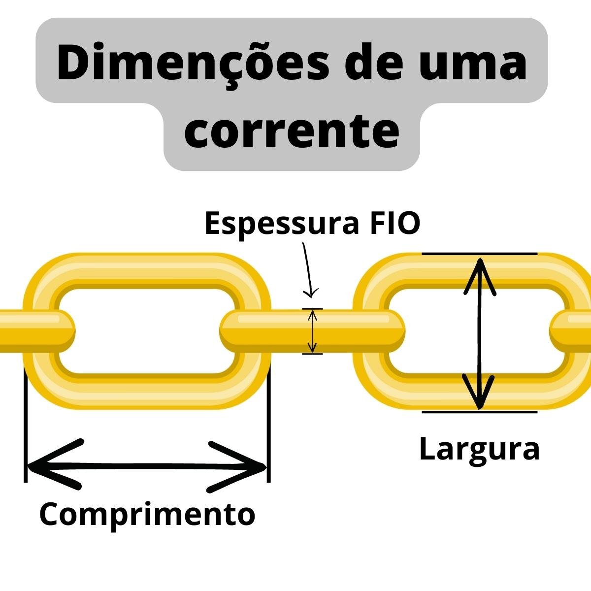 Pulseira de Ouro Masculina 20cm Elo Grumet 14,2mm 18k C1010 - Imagem 3