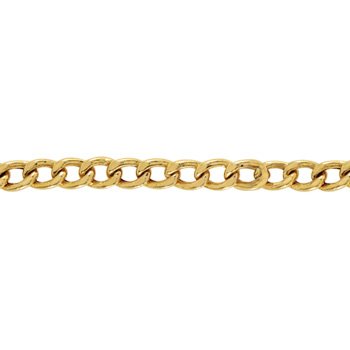 Pulseira de Ouro Masculina 20cm Elo Grumet 7,2mm 18k C0510 - Image 2