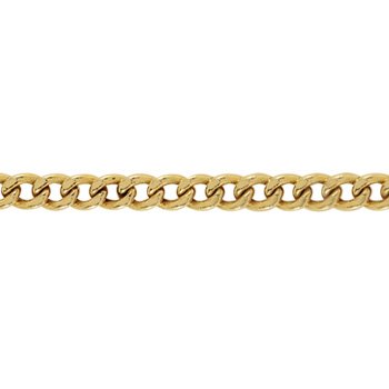 Pulseira de Ouro Masculina 20cm Elo Grumet 9,2mm 18k C0610 - Image 2