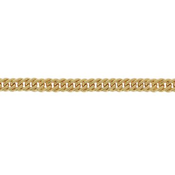 Pulseira de Ouro Masculina 20cm Francesa 8.2mm 18k C0316 - Image 2