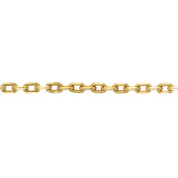 Pulseira de Ouro Masculina ou Feminina 20cm Elo Corrente 4.05mm 18k C0204 - Image 2