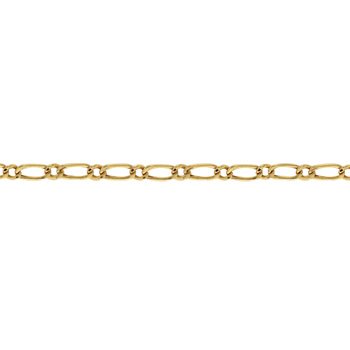 Pulseira de Ouro Masculina ou Feminina 20cm Elo Grumet 1x1 6,47mm 18k C0311