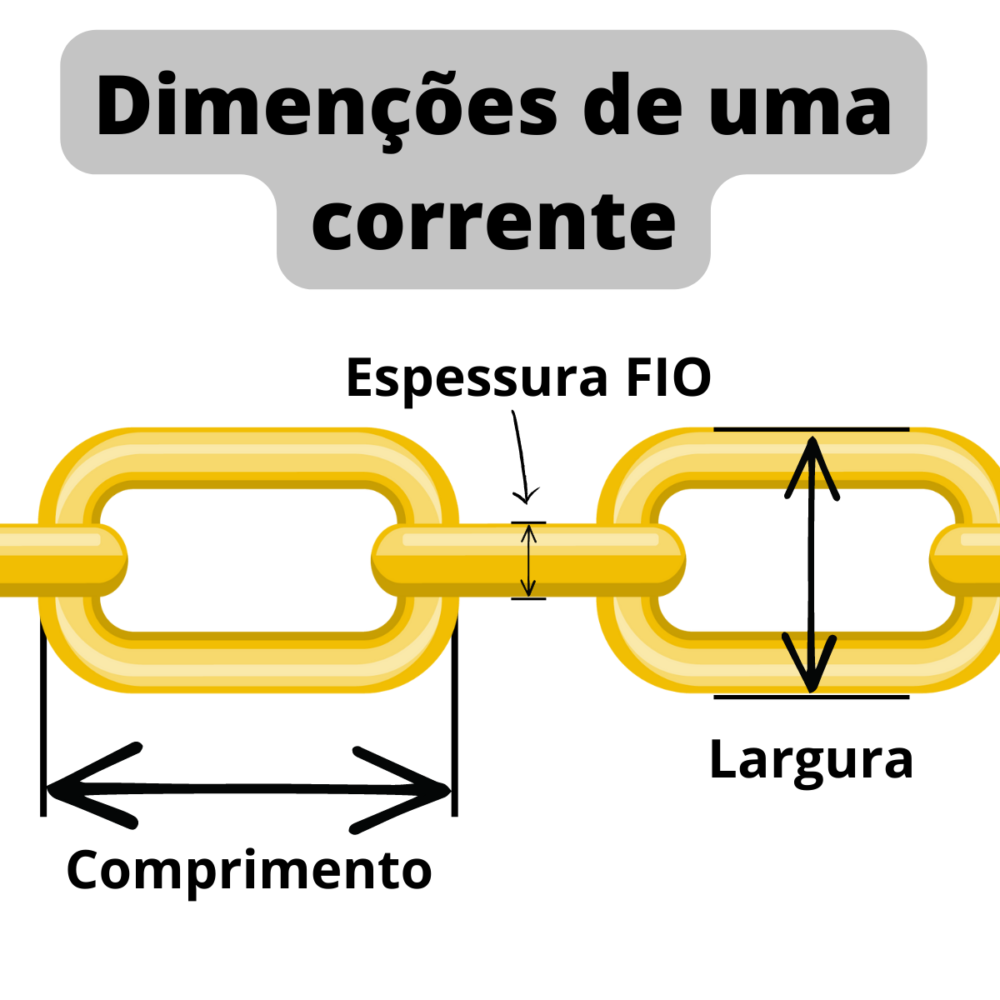 Pulseira de Ouro Masculina ou Feminina 20cm Elo Grumet 4.10mm 18k C0114 - Image 3