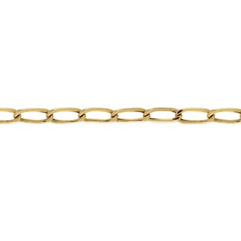 Pulseira de Ouro Masculina ou Feminina 20cm Elo Grumet 7.7mm 18k C0414