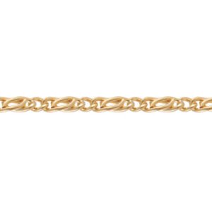 Pulseira de Ouro Masculina ou Feminina 20cm Olho Persa 3.8mm 18k C0119