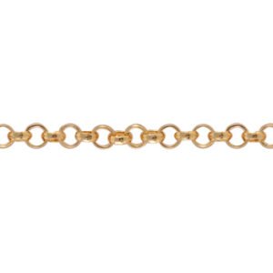 Pulseira de Ouro Masculina ou Feminina 20cm Portuguesa 6.2mm 18k C0417