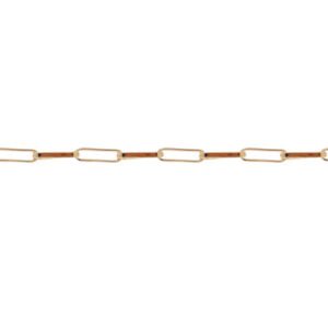 Pulseira de Ouro Masculina ou Feminina 20cm Veneziana 3.7X14mm 18k C0302