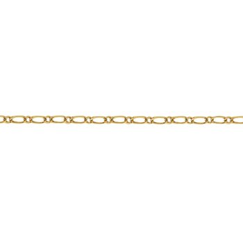 Pulseira de Ouro Masculina ou Feminino 20cm Grumet 1x1 3,60mm 18k C0111 - Image 2