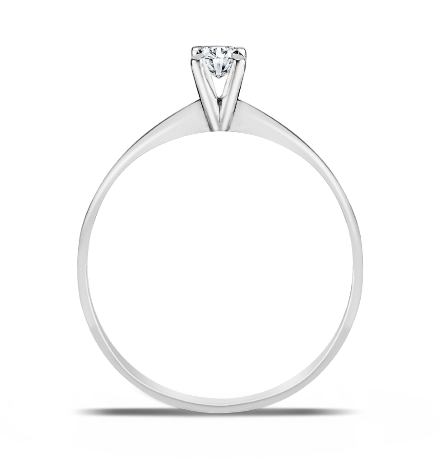 Solitário de Prata para Casamento Noivado Namoro Compromisso com Zircônia 2901 - Image 2
