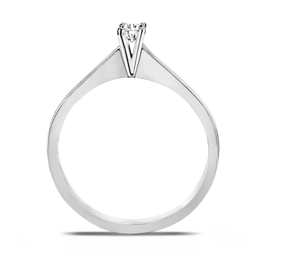 Solitário de Prata para Casamento Noivado Namoro Compromisso com Zircônia 2902 - Image 2