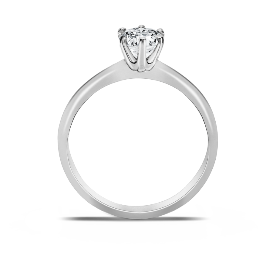 Solitário de Prata para Casamento Noivado Namoro Compromisso com Zircônia 2905 - Image 2
