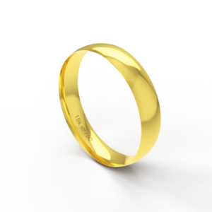 Aliança Casamento Noivado Compromisso parte Interna Anatômica Ouro Branco, Ouro Rose ou Amarelo 18k A450R