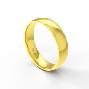 Aliança Casamento Noivado Compromisso parte Interna Anatômica Ouro Branco, Ouro Rose ou Amarelo 18k A500RE