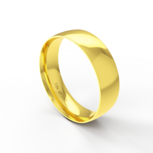Aliança Casamento Noivado Compromisso parte Interna Anatômica Ouro Branco, Ouro Rose ou Amarelo 18k A600RE