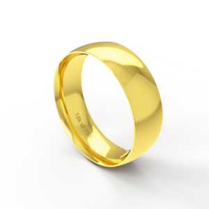 Aliança Casamento Noivado Compromisso parte Interna Anatômica Ouro Branco, Ouro Rose ou Amarelo 18k A650R
